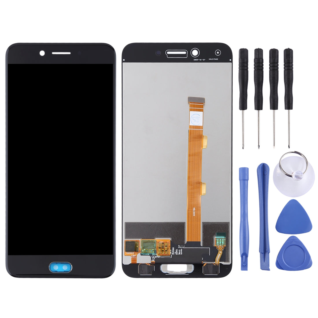 TFT LCD Screen for OPPO A77 with Digitizer Full Assembly(Black)