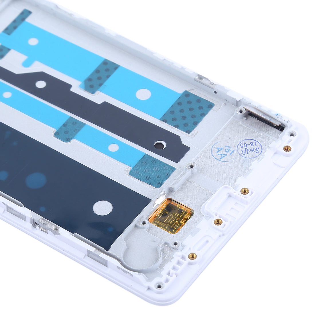 TFT LCD Screen for OPPO R7s Digitizer Full Assembly with Frame(White)