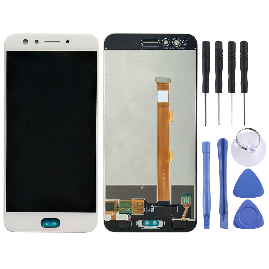 TFT LCD Screen for OPPO F3 with Digitizer Full Assembly (White)