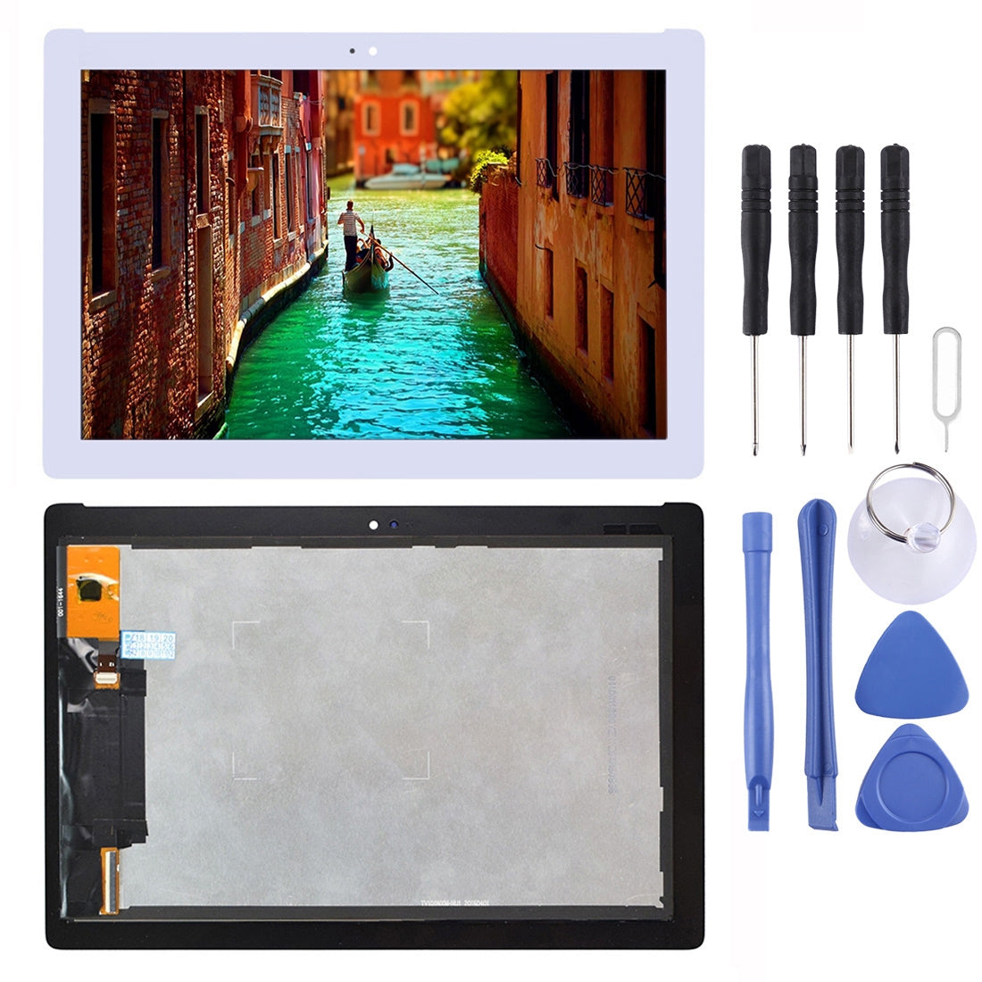 LCD Screen and Digitizer Full Assembly for Asus ZenPad 10 Z301MFL LTE Edition / Z301MF WiFi Edition 1920 x 1080 Pixel(White)