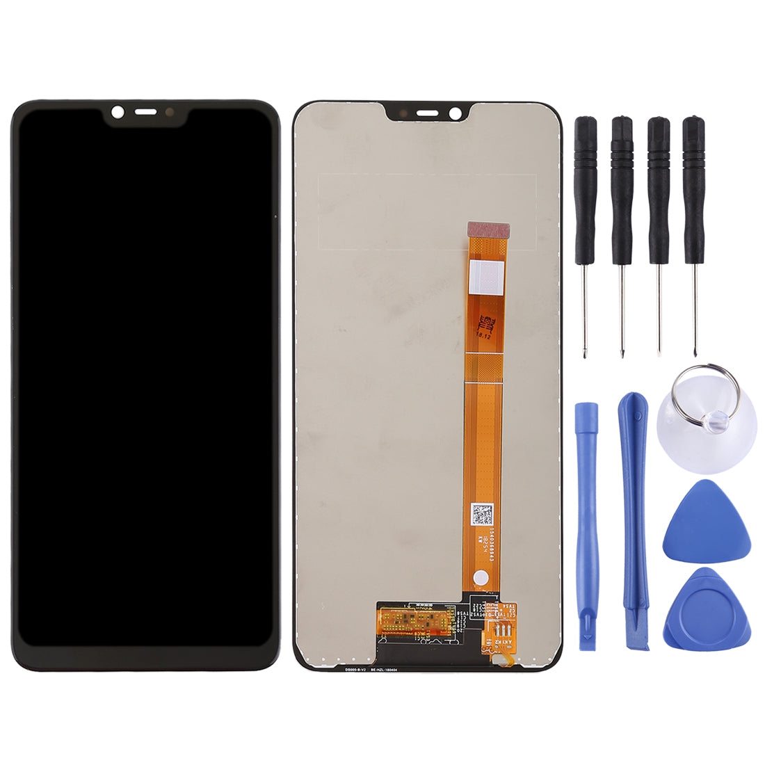 TFT LCD Screen for OPPO A5 / A3s / Realme C1 / Realme2 with Digitizer Full Assembly (Black)