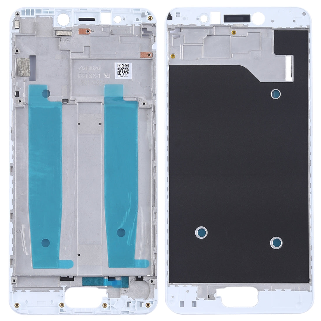 Front Housing LCD Frame Bezel Plate for Asus Zenfone 4 Max ZC520KL X00HD(White)