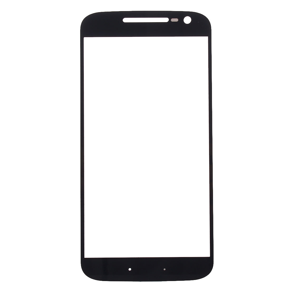 Front Screen Outer Glass Lens for Motorola Moto G4 (Black)