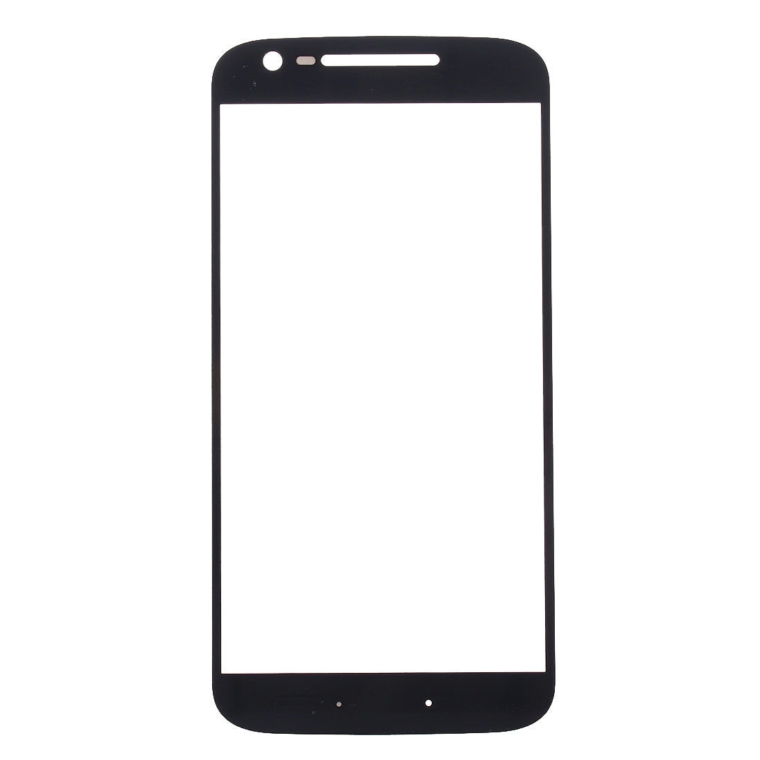 Front Screen Outer Glass Lens for Motorola Moto G4 (Black)