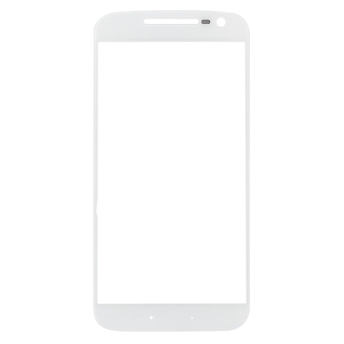 Front Screen Outer Glass Lens for Motorola Moto G4(White)