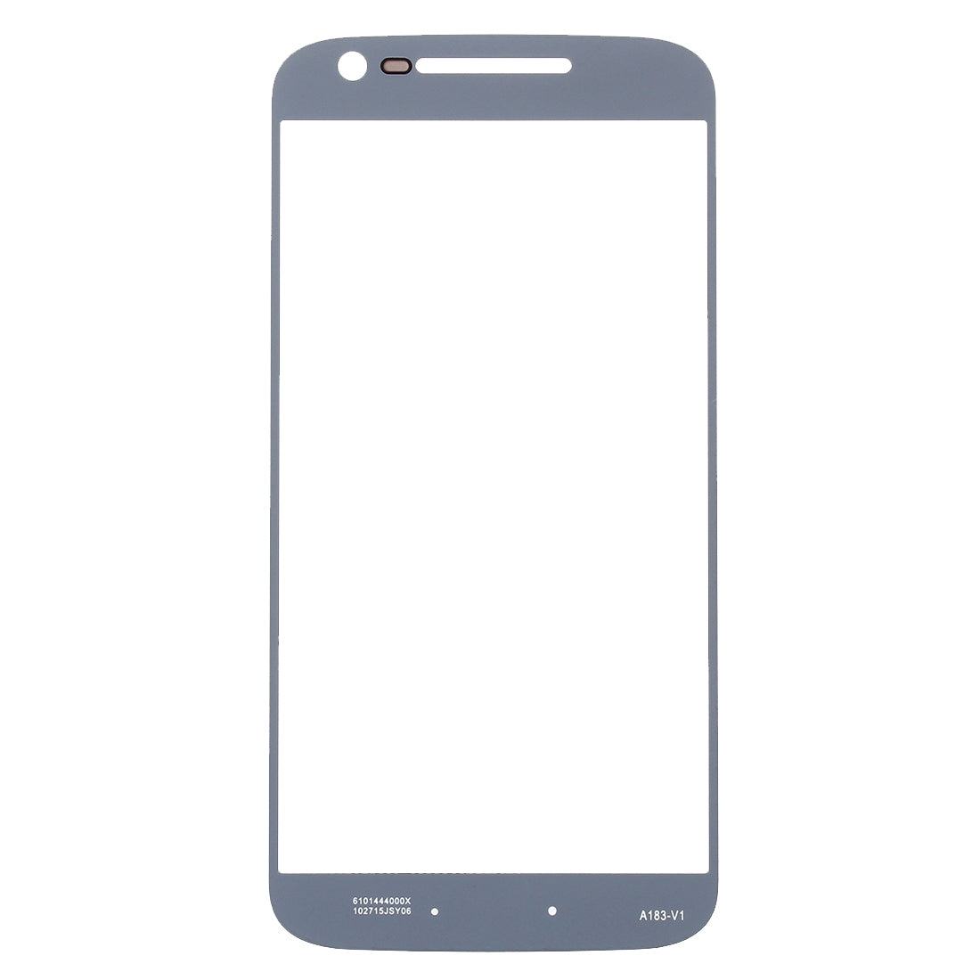 Front Screen Outer Glass Lens for Motorola Moto G4(White)