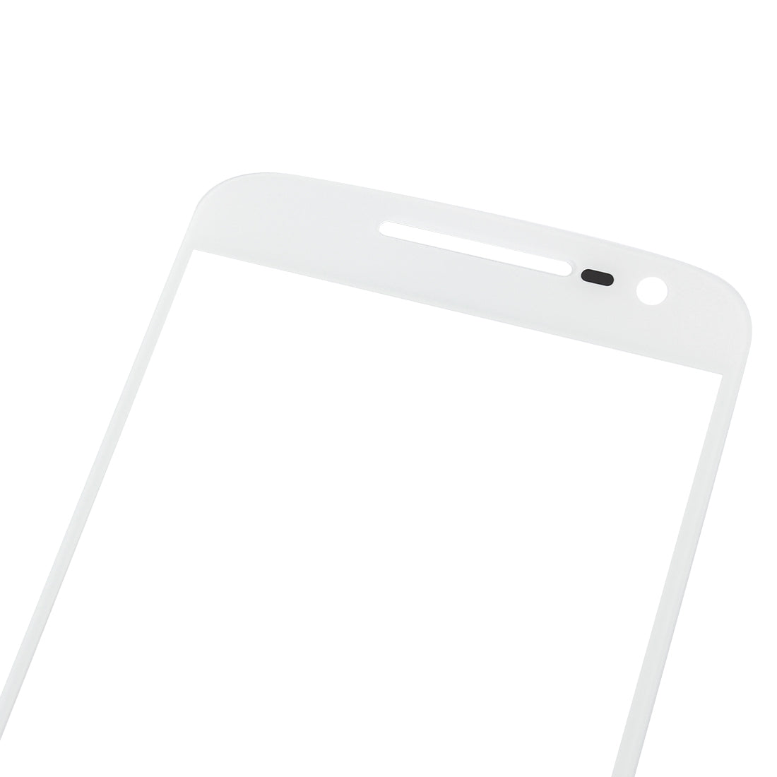 Front Screen Outer Glass Lens for Motorola Moto G4(White)