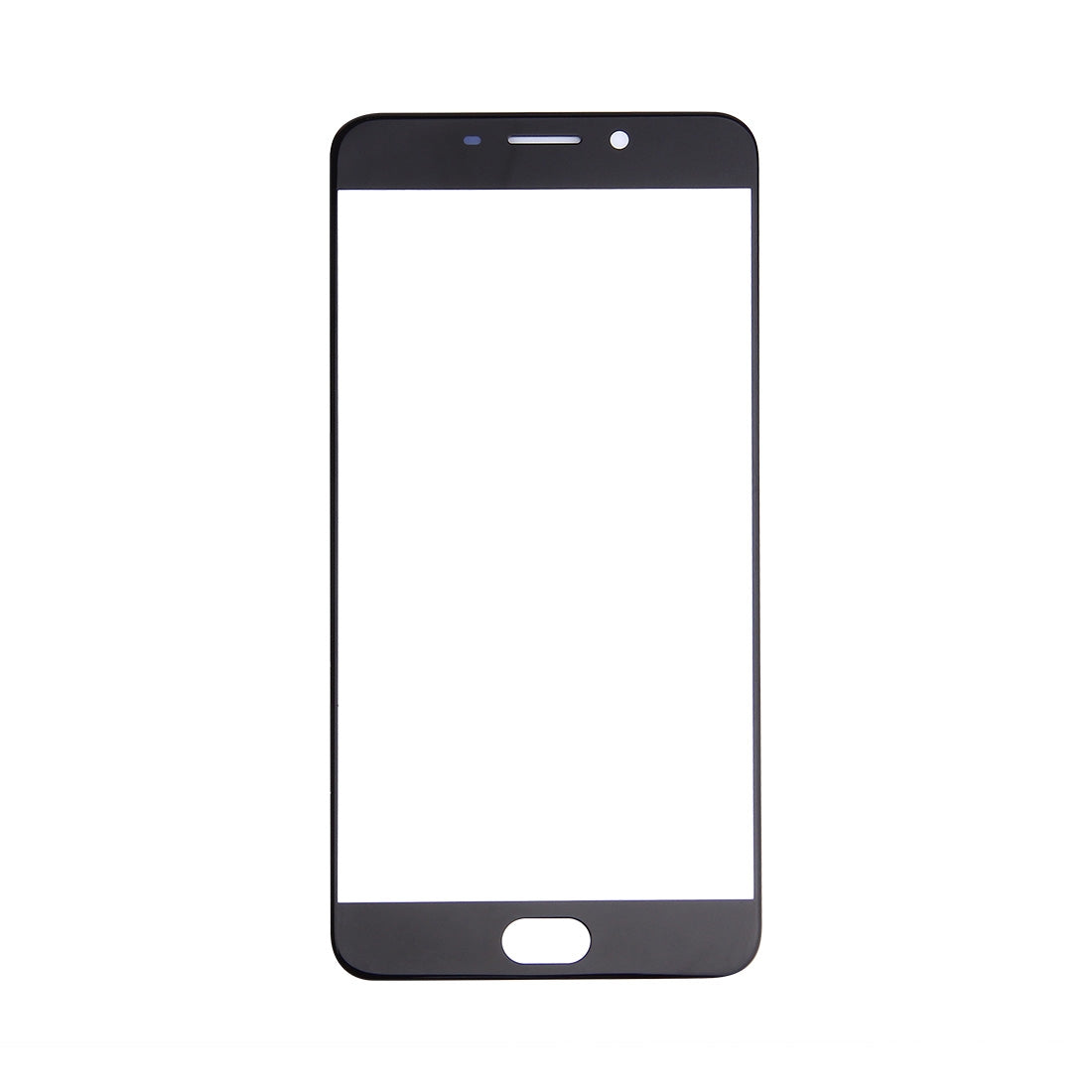 For OPPO R9 / F1 Plus Front Screen Outer Glass Lens (Black)