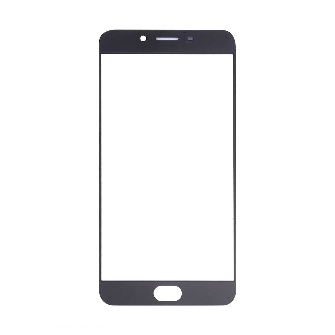 For OPPO R9 / F1 Plus Front Screen Outer Glass Lens (Black)