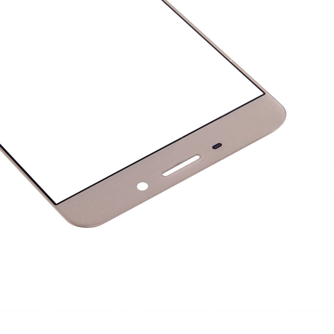 For OPPO R9 / F1 Plus Front Screen Outer Glass Lens (Gold)