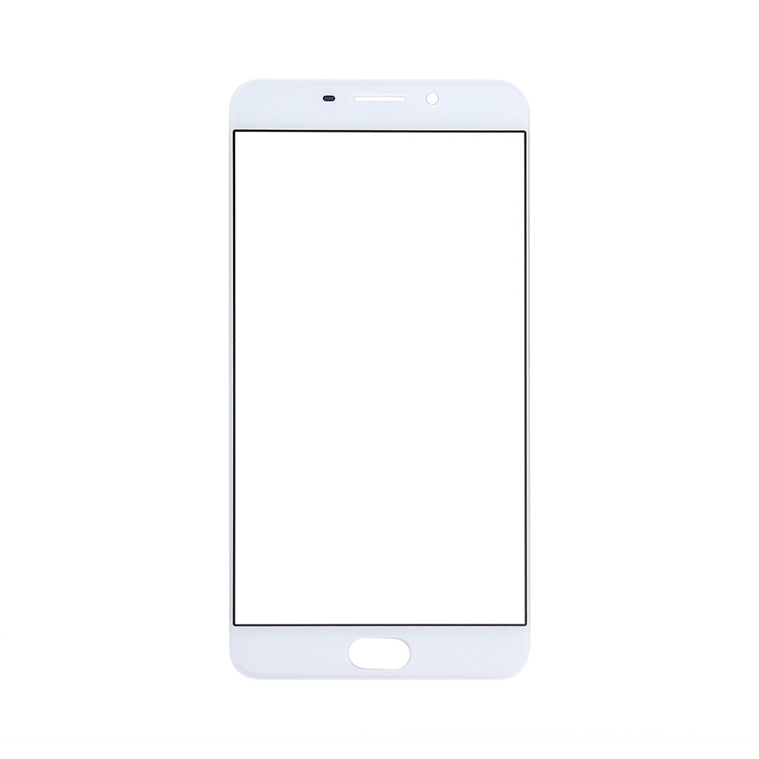 For OPPO R9 / F1 Plus Front Screen Outer Glass Lens (White)