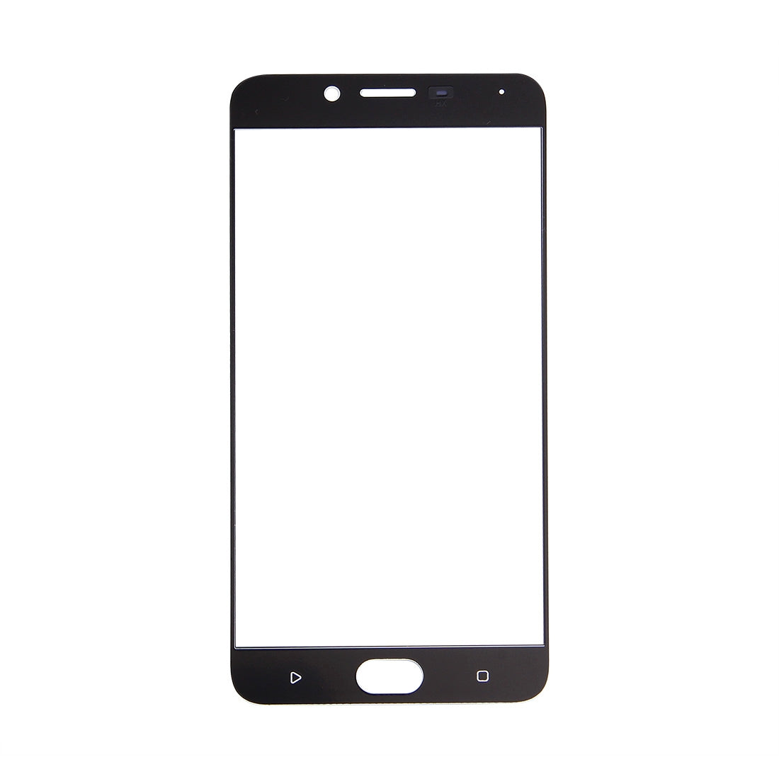 For OPPO R9 / F1 Plus Front Screen Outer Glass Lens (White)