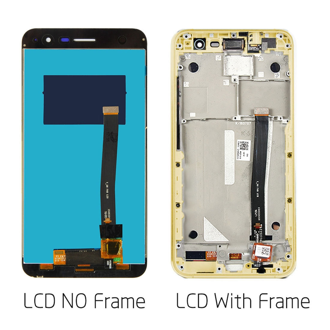 OEM LCD Screen for Asus ZenFone 3 ZE520KL Z017D Z017DA Z017DB Digitizer Full Assembly with Frame?Gold)