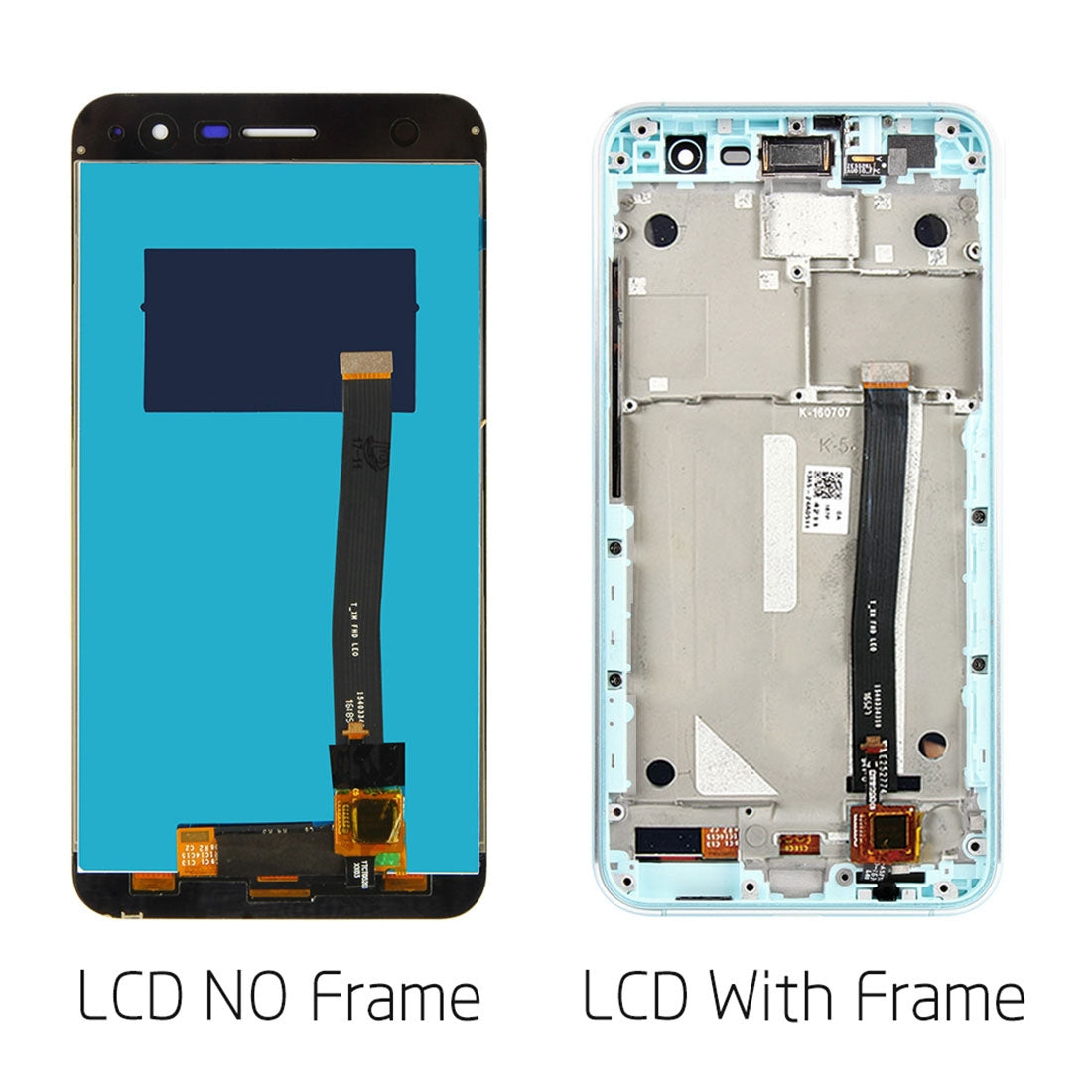 OEM LCD Screen for Asus ZenFone 3 ZE520KL Z017D Z017DA Z017DB Digitizer Full Assembly with Frame?Baby Blue)