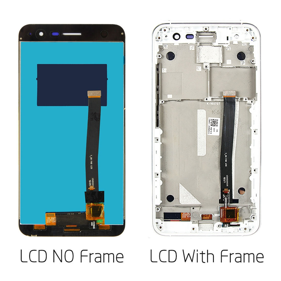 OEM LCD Screen for Asus ZenFone 3 ZE520KL Z017D Z017DA Z017DB Digitizer Full Assembly with Frame?White)