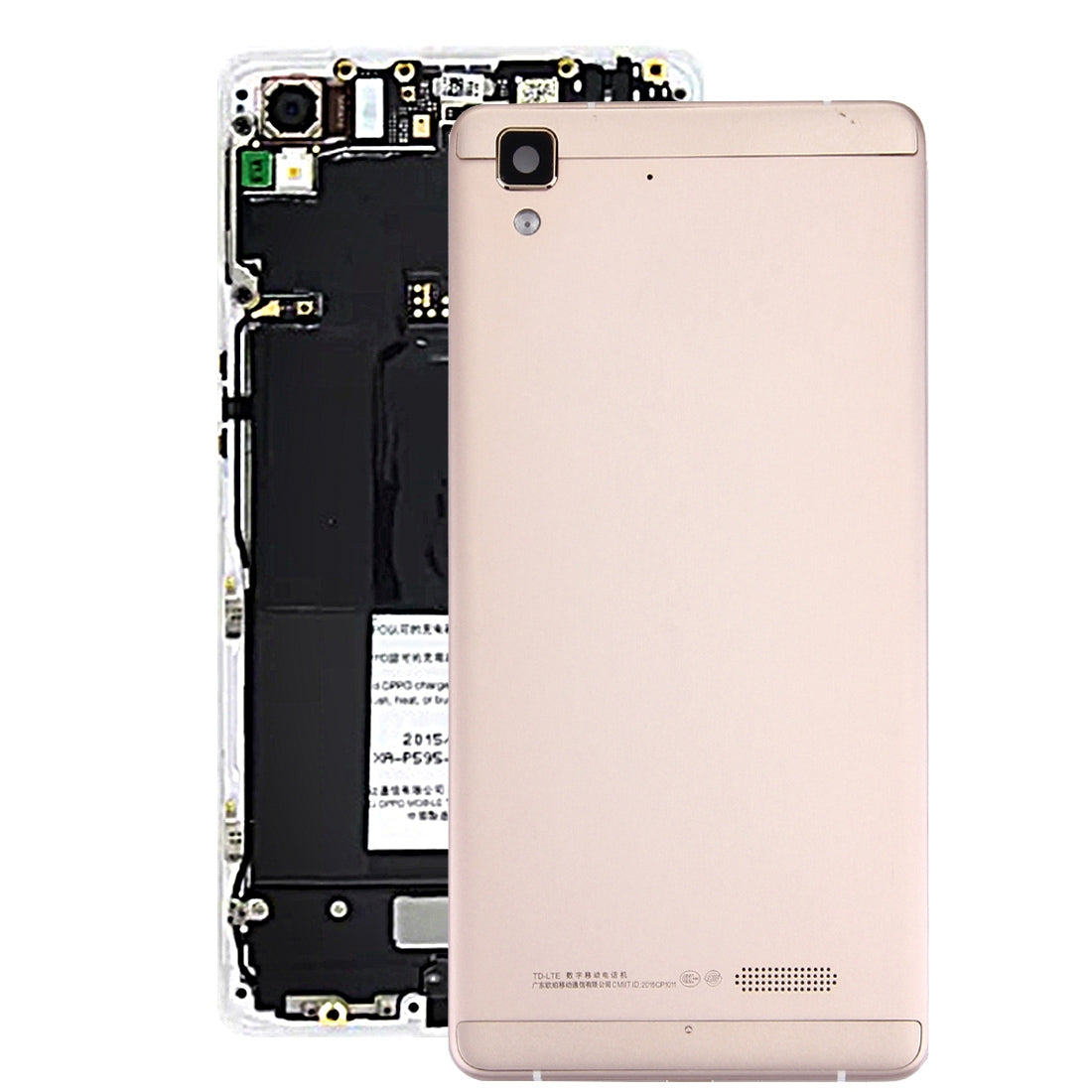 For OPPO R7 Battery Back Cover (Gold)