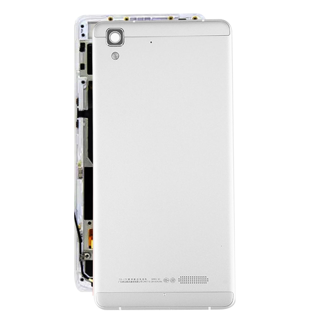 For OPPO R7 Battery Back Cover (Silver)
