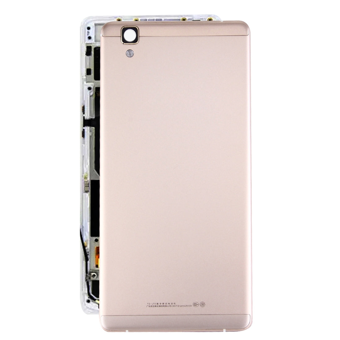 For OPPO R7s Battery Back Cover (Rose Gold)