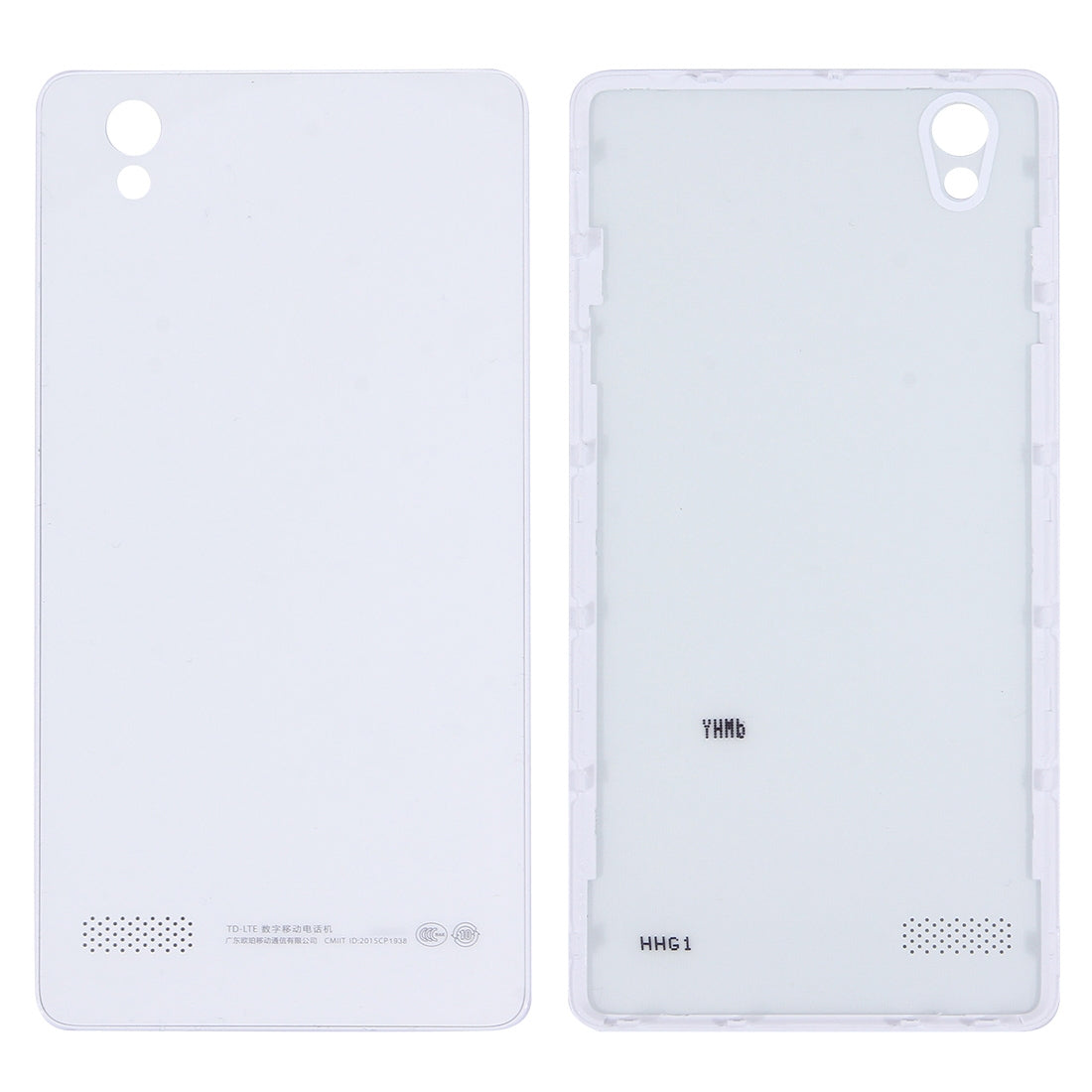 For OPPO A51 Battery Back Cover + Front Housing LCD Frame Bezel Plate (White)