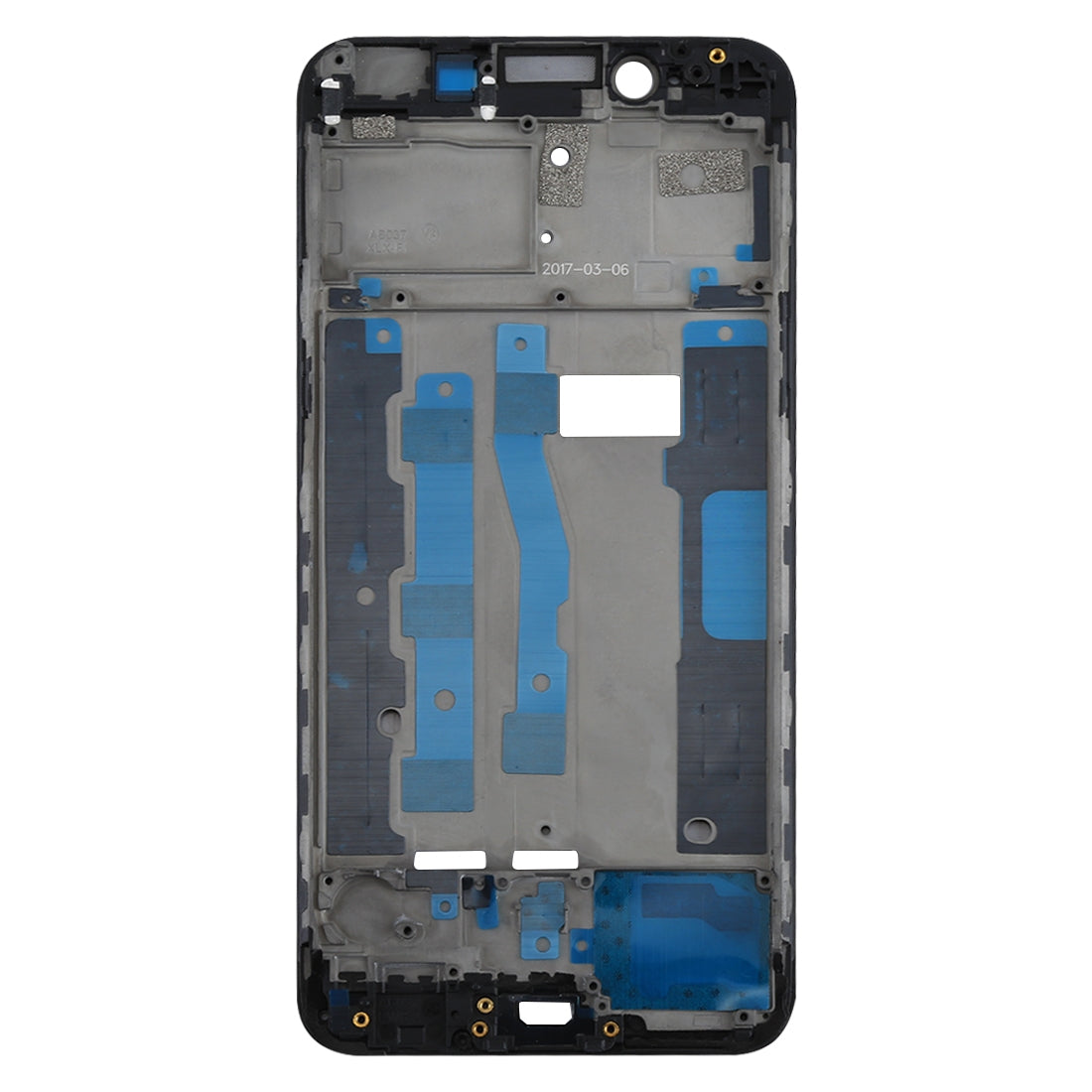 For OPPO R9sk Front Housing LCD Frame Bezel Plate (Black)