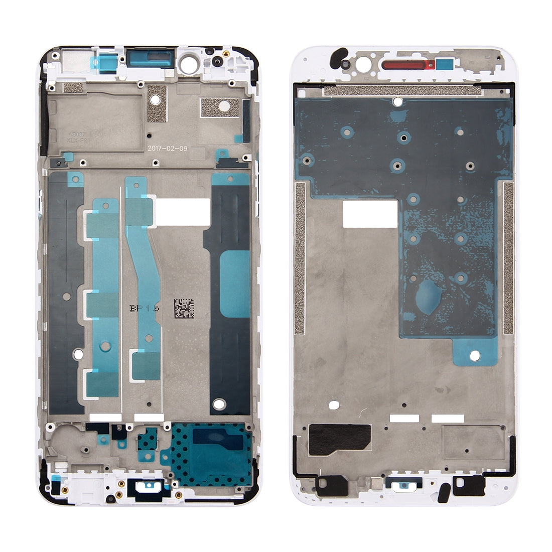 For OPPO R9sk Front Housing LCD Frame Bezel Plate (White)