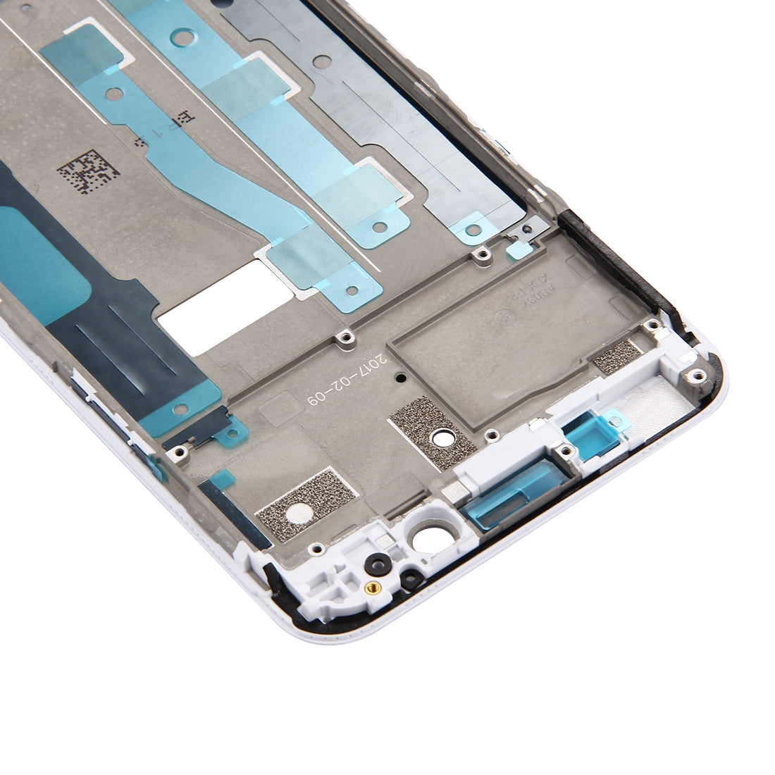 For OPPO R9sk Front Housing LCD Frame Bezel Plate (White)