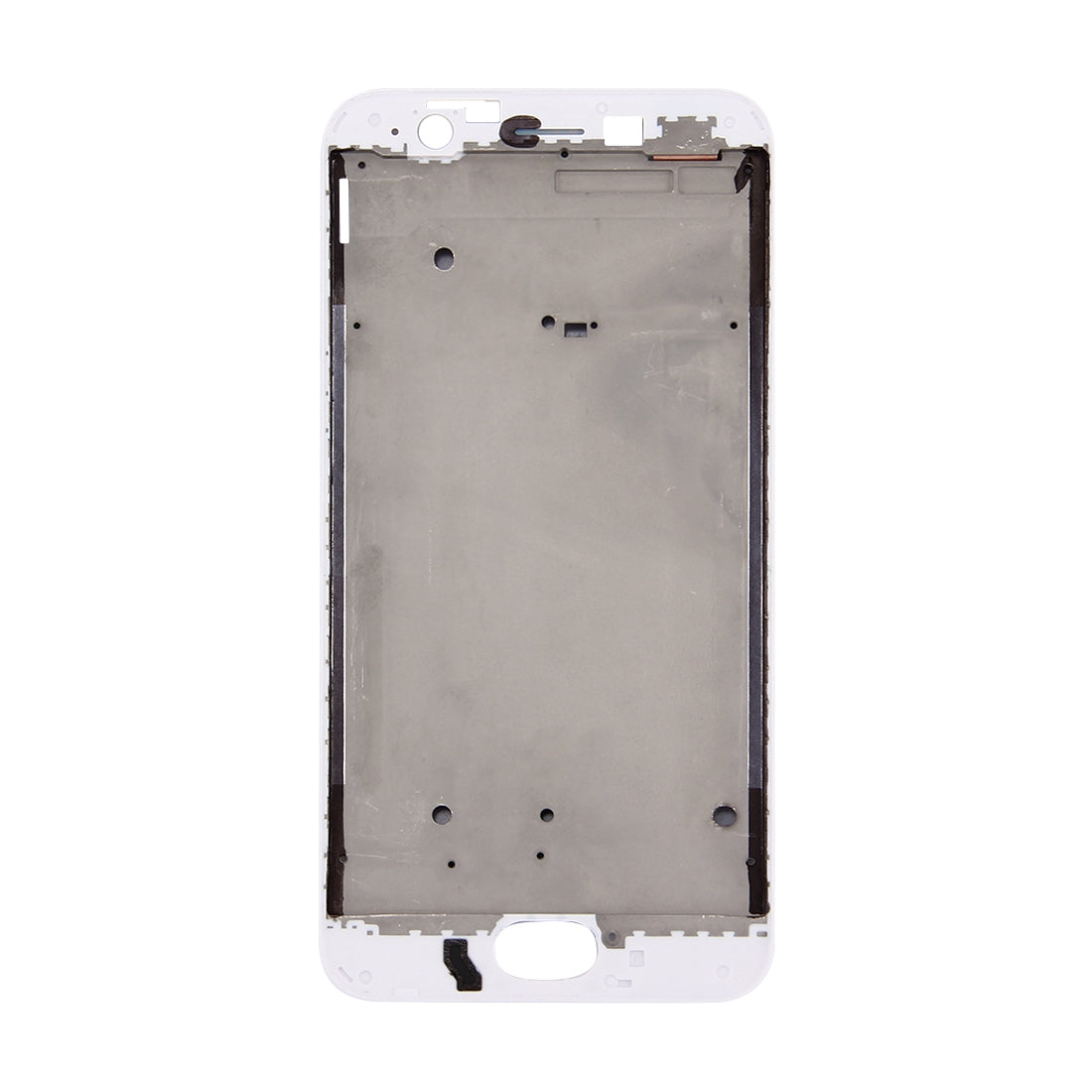For OPPO A57 Front Housing LCD Frame Bezel Plate (White)
