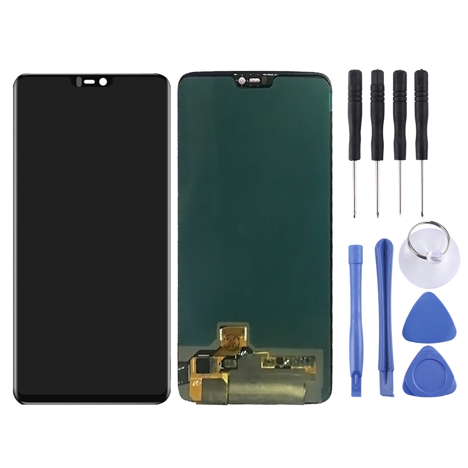 For OnePlus 6 with Digitizer Full Assembly OEM LCD Screen (Black)