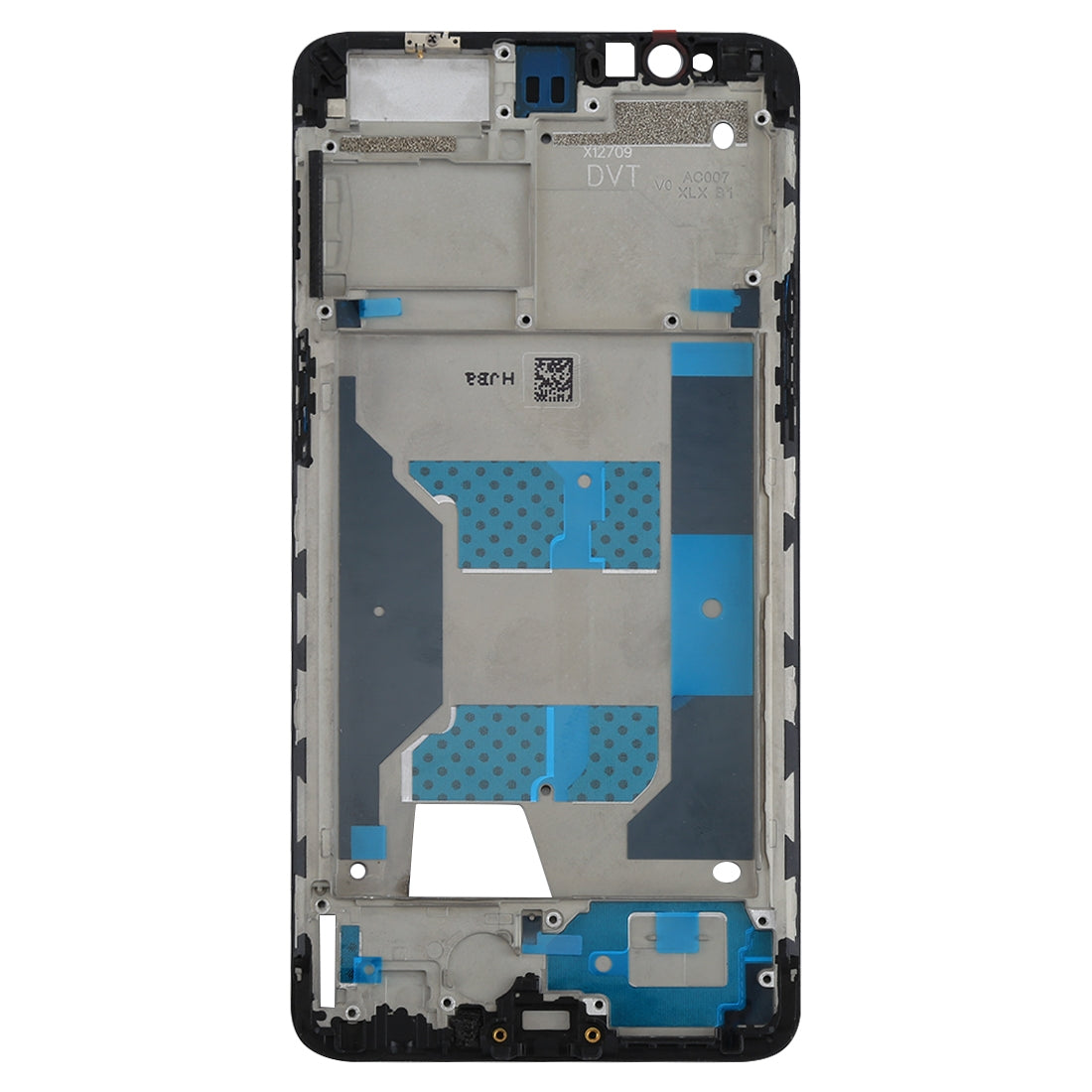 For OPPO R11s Front Housing LCD Frame Bezel Plate (Black)