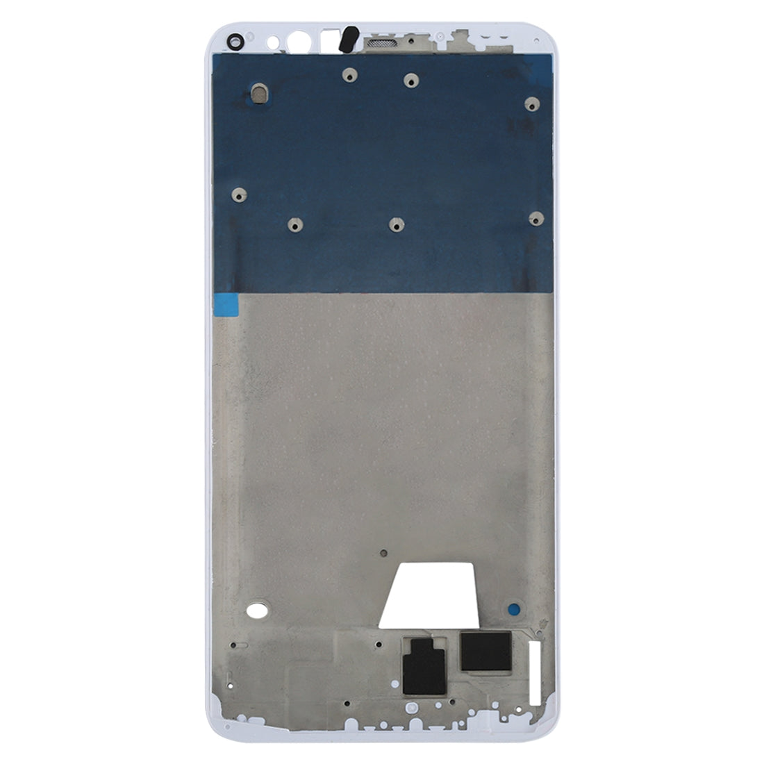For OPPO R11s Front Housing LCD Frame Bezel Plate (White)