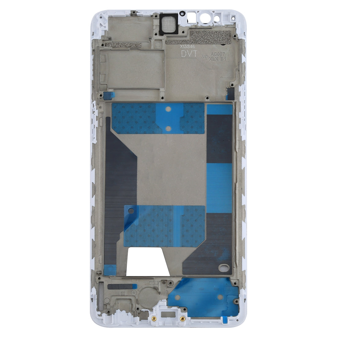 For OPPO R11s Front Housing LCD Frame Bezel Plate (White)