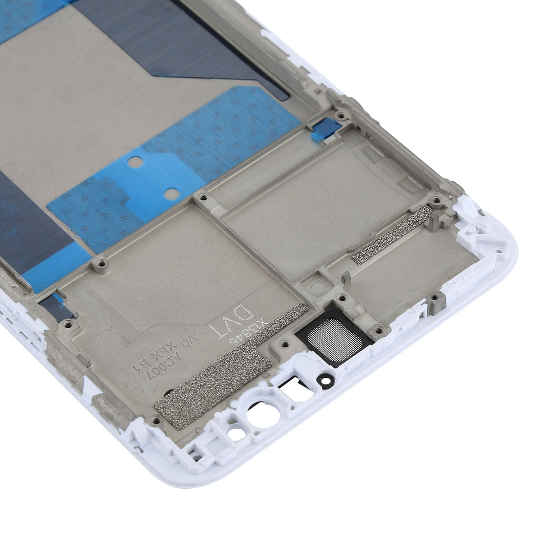 For OPPO R11s Front Housing LCD Frame Bezel Plate (White)