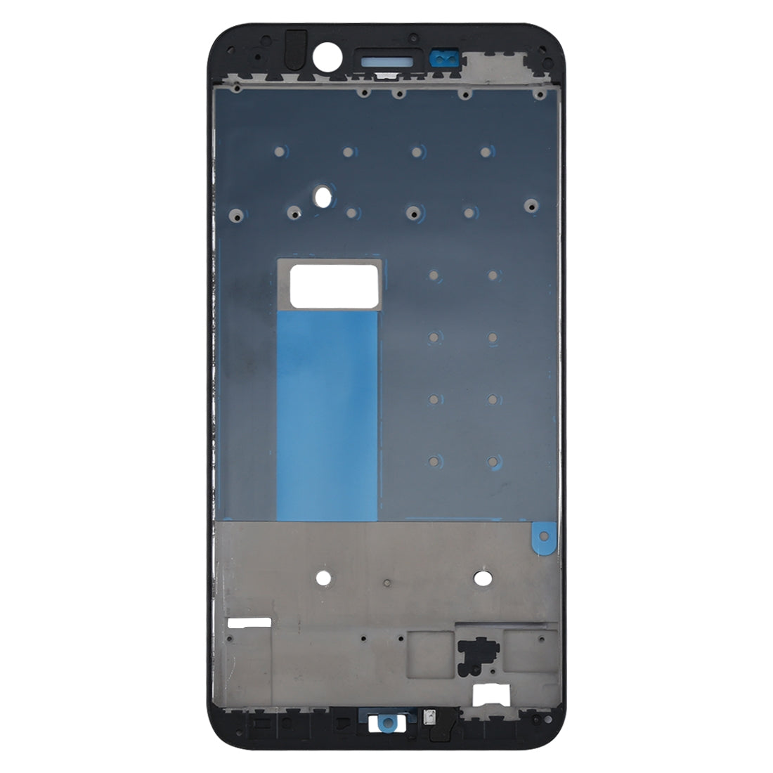 For OPPO A77 / F3 Front Housing LCD Frame Bezel Plate (Black)