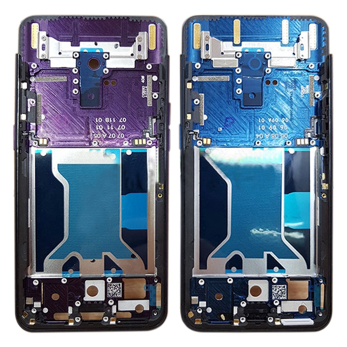 For OPPO Find X Middle Frame Bezel Plate (Black)