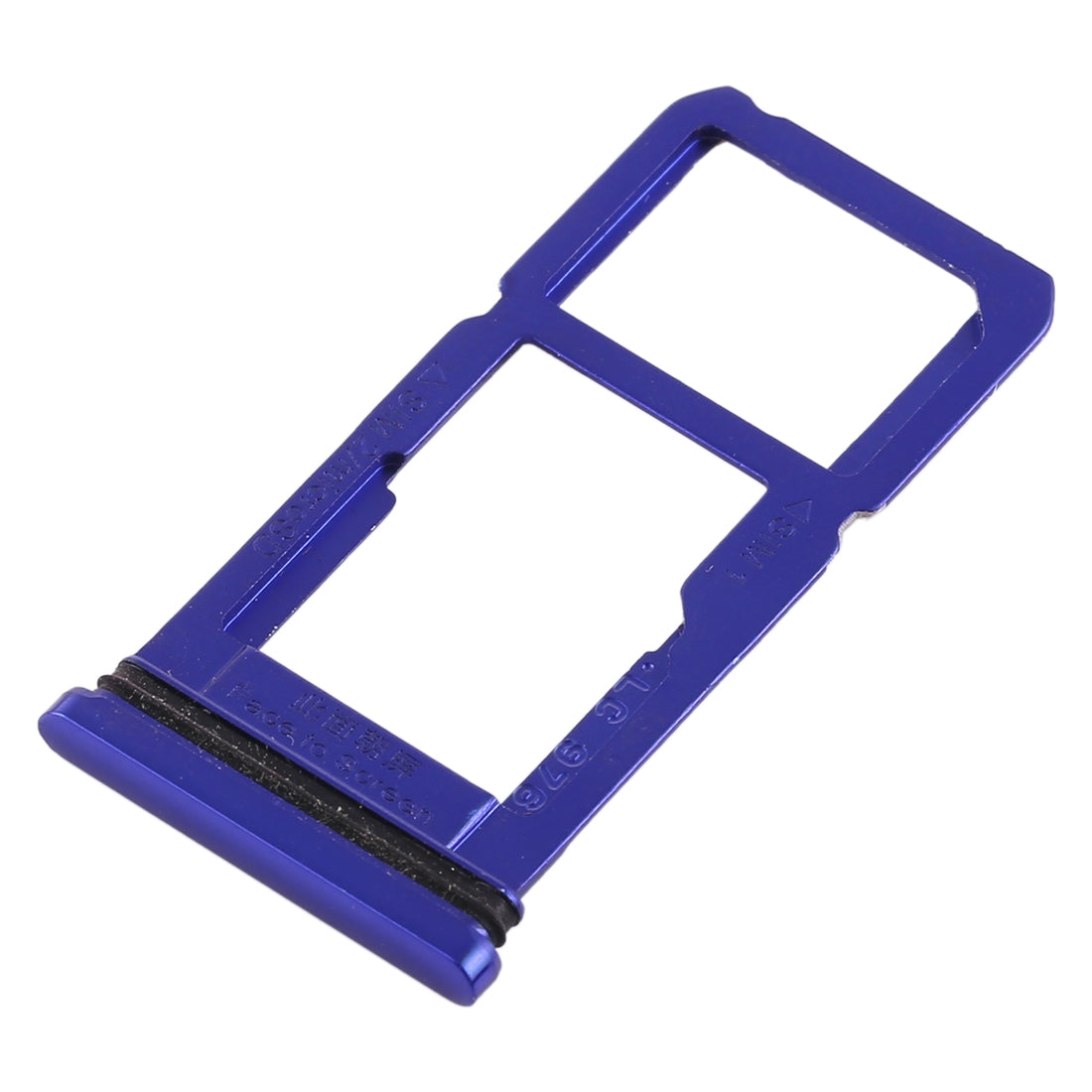 For OPPO R15 SIM Card Tray + SIM Card Tray / Micro SD Card Tray (Blue)