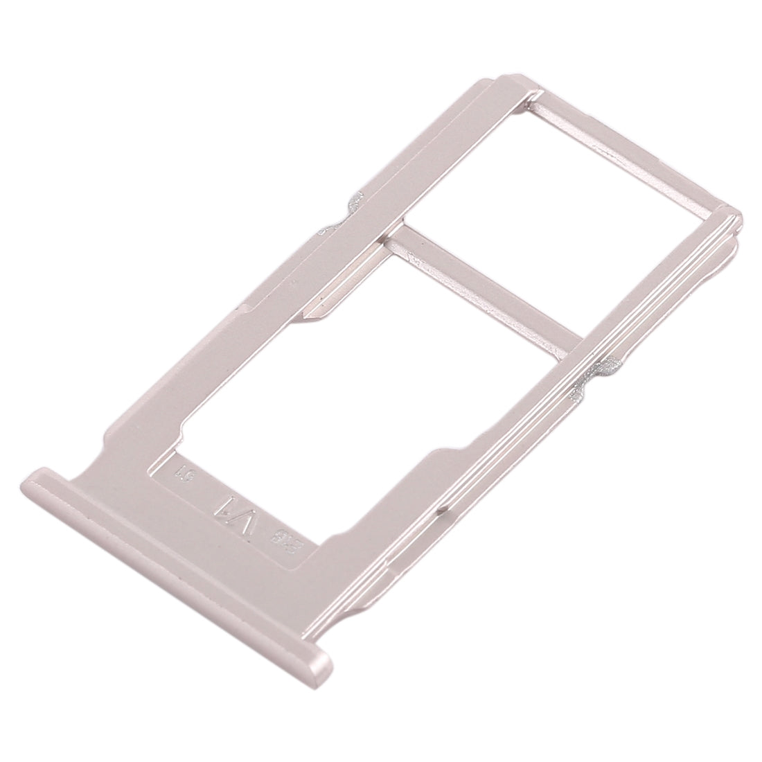 For OPPO R11 Plus SIM Card Tray + SIM Card Tray / Micro SD Card Tray (Silver)
