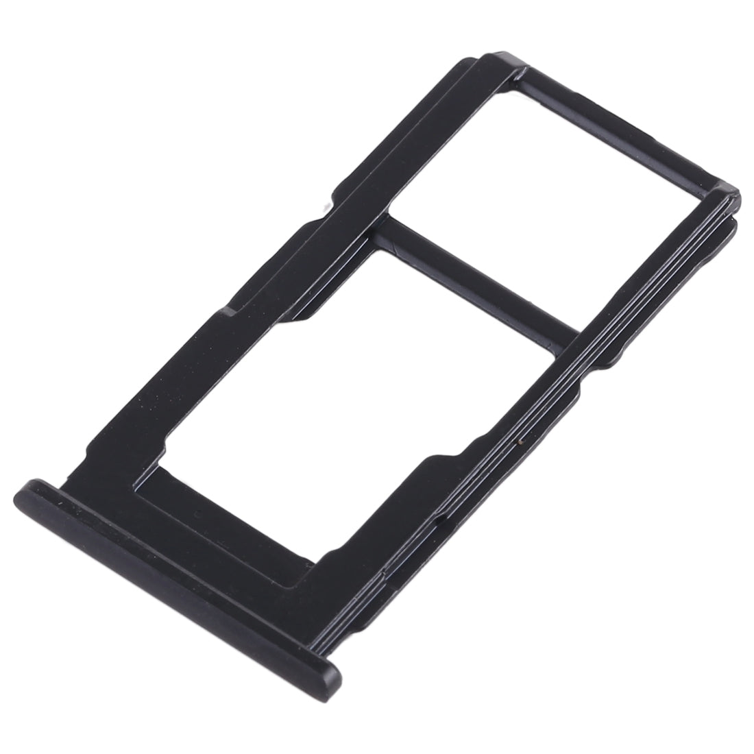 For OPPO R11s Plus SIM Card Tray + SIM Card Tray / Micro SD Card Tray (Black)