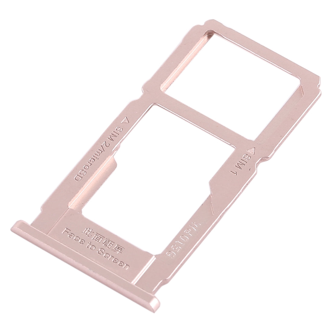 For OPPO R11s Plus SIM Card Tray + SIM Card Tray / Micro SD Card Tray (Rose Gold)
