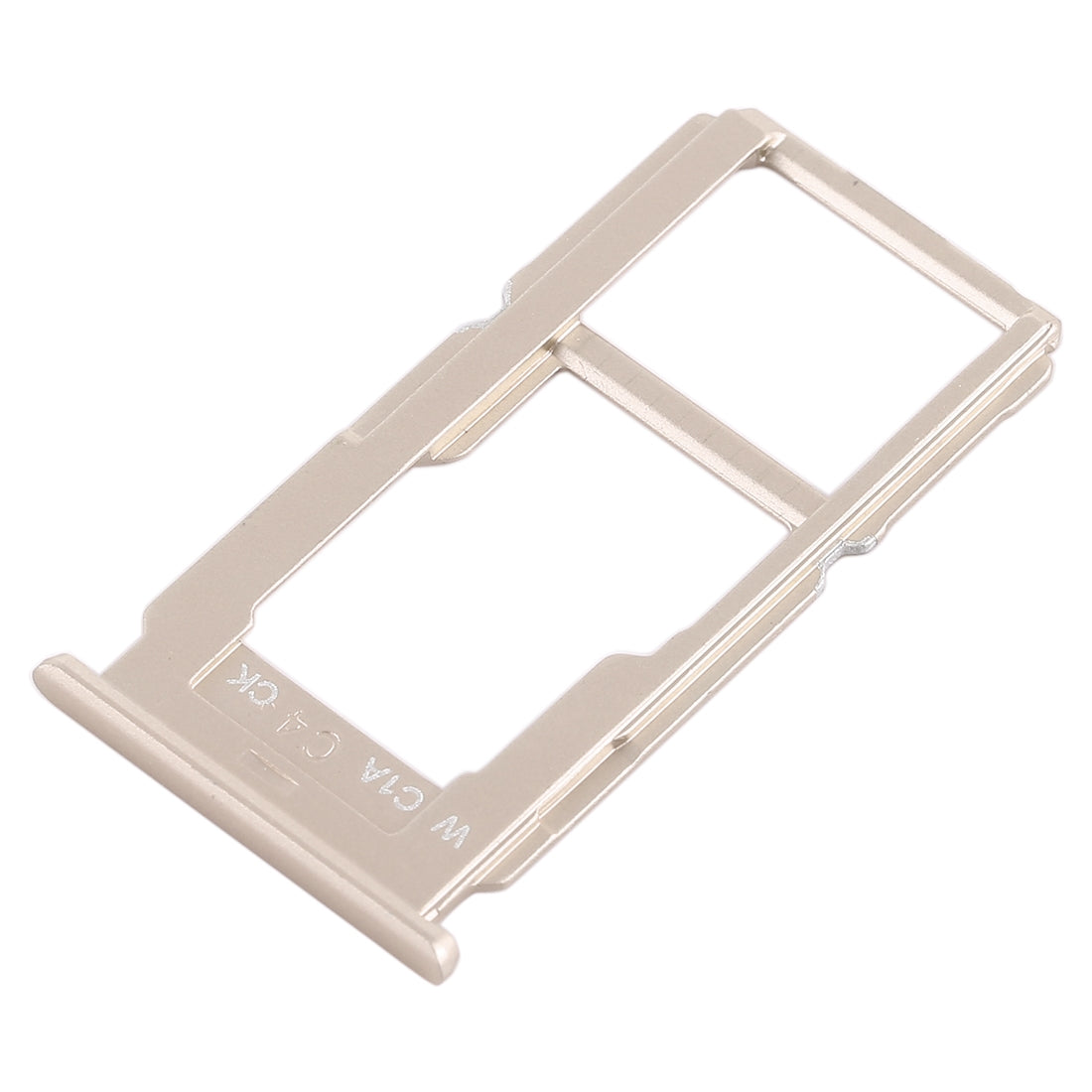 For OPPO R9sk SIM Card Tray + SIM Card Tray / Micro SD Card Tray (Gold)