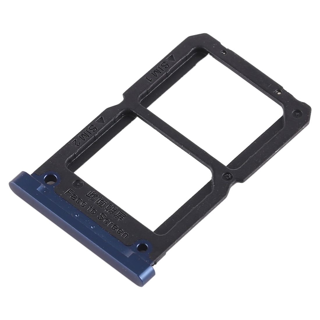 For OPPO R17 2 x SIM Card Tray (Blue)