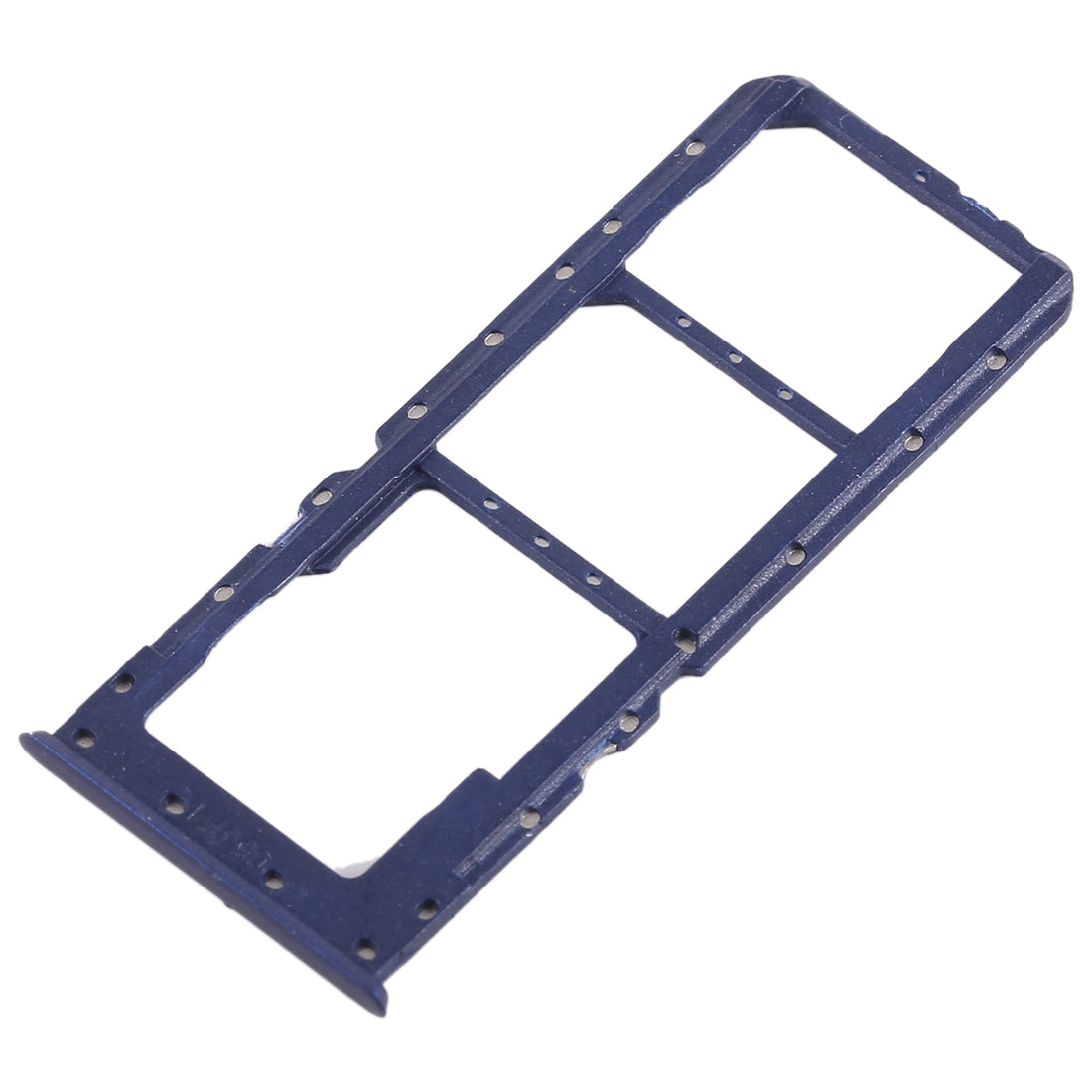 For OPPO A5 / A3s 2 x SIM Card Tray + Micro SD Card Tray (Blue)