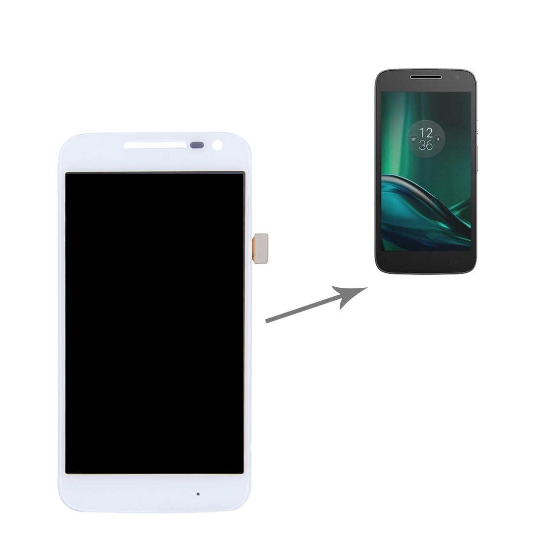 for Motorola Moto G4 Play Original LCD Screen + Original Touch Panel(White)