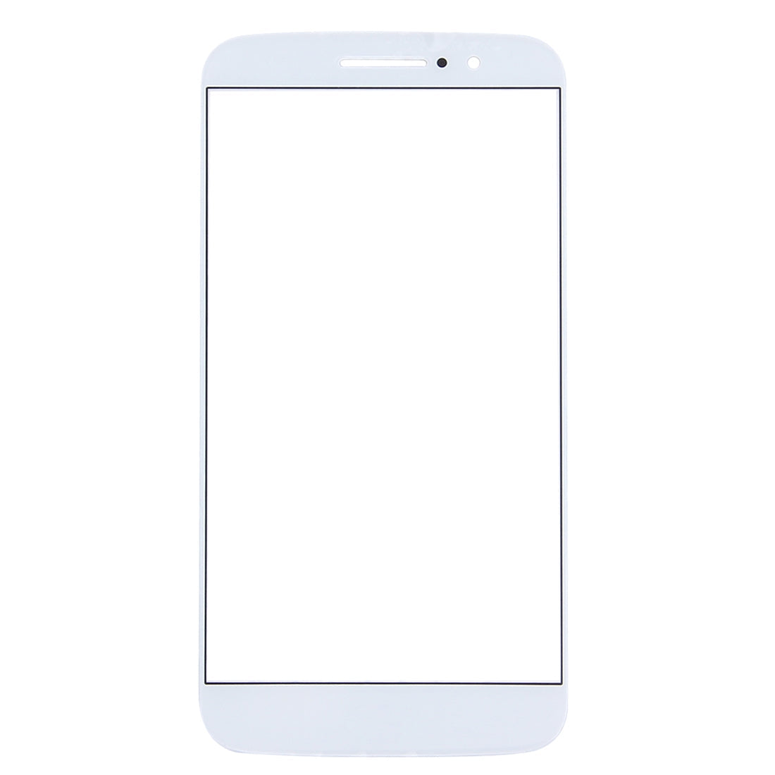 Front Screen Outer Glass Lens for Motorola Moto M / XT1662 (White)