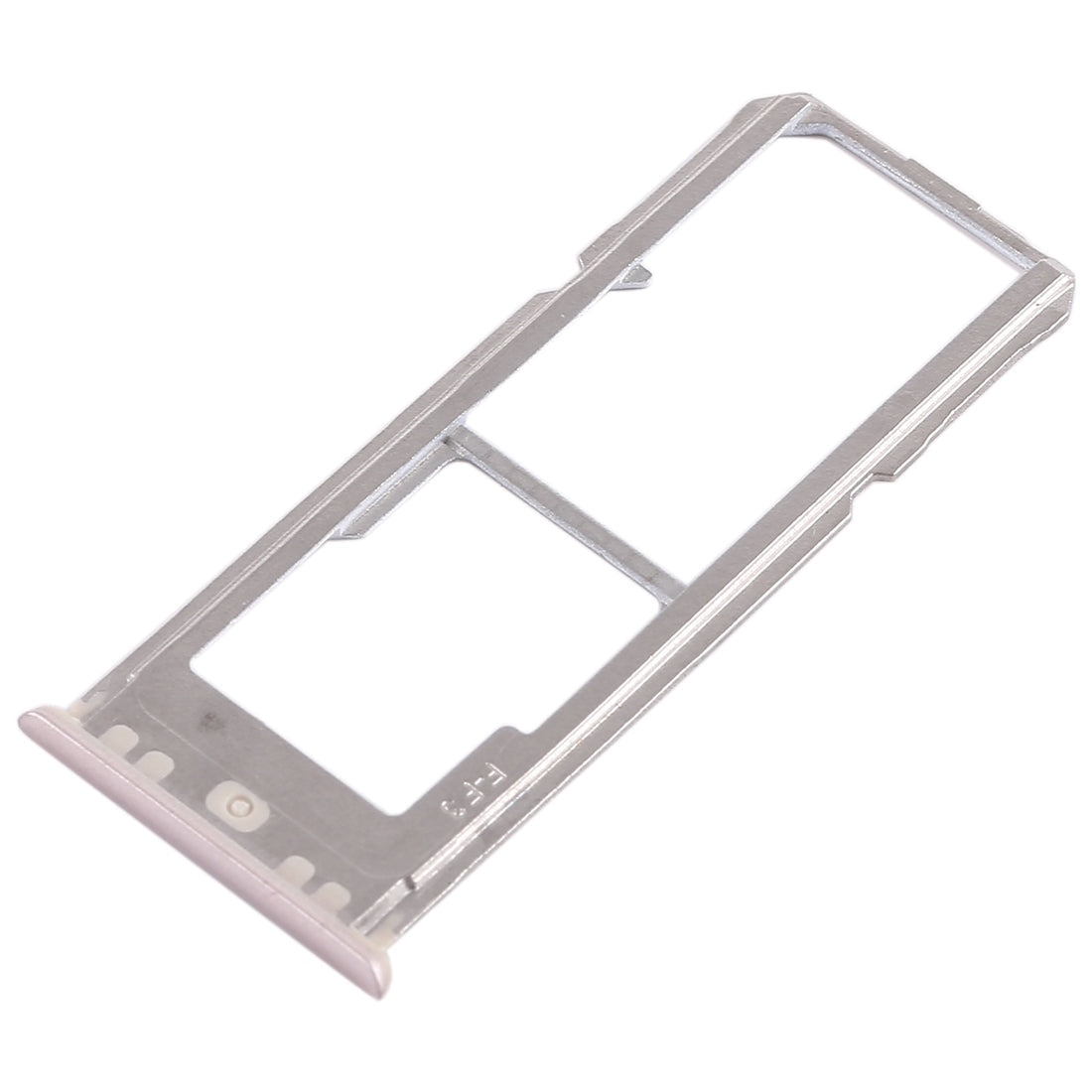 For OPPO A73 / F5 2 x SIM Card Tray + Micro SD Card Tray (Gold)