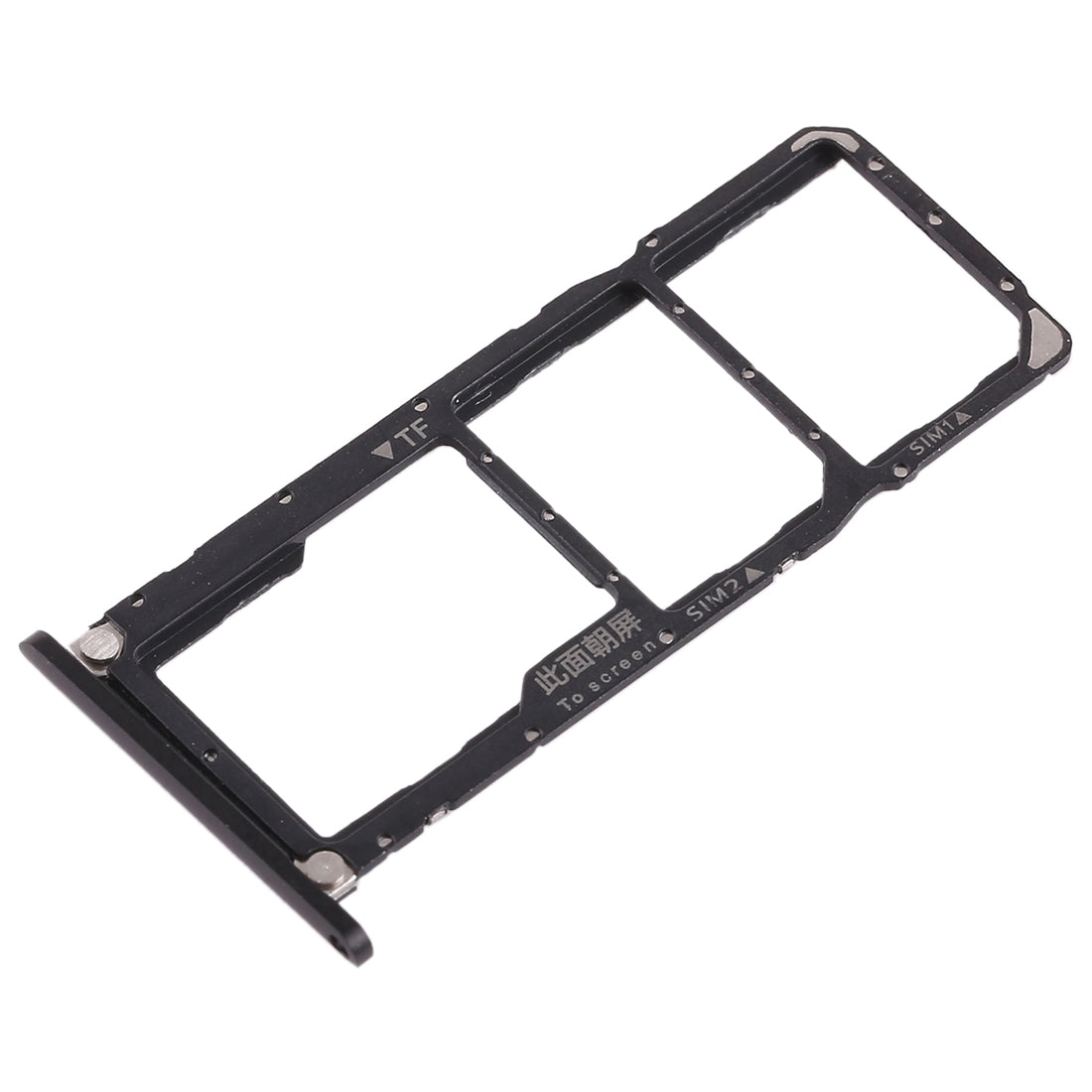 2 x SIM Card Tray / Micro SD Card Tray for Huawei Honor 8X Max (Black)