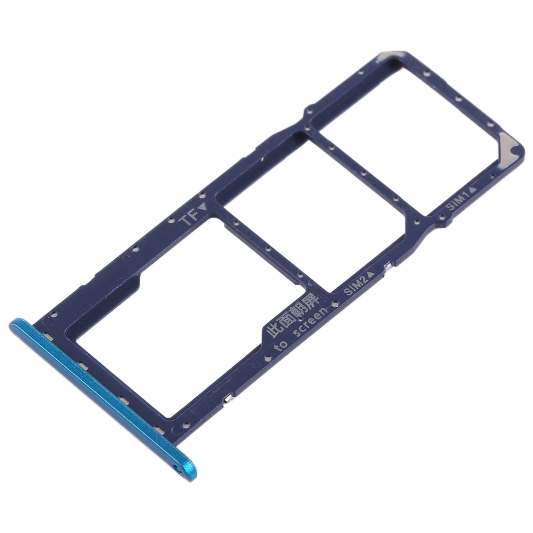 2 x SIM Card Tray / Micro SD Card Tray for Huawei Enjoy 9 (Blue)
