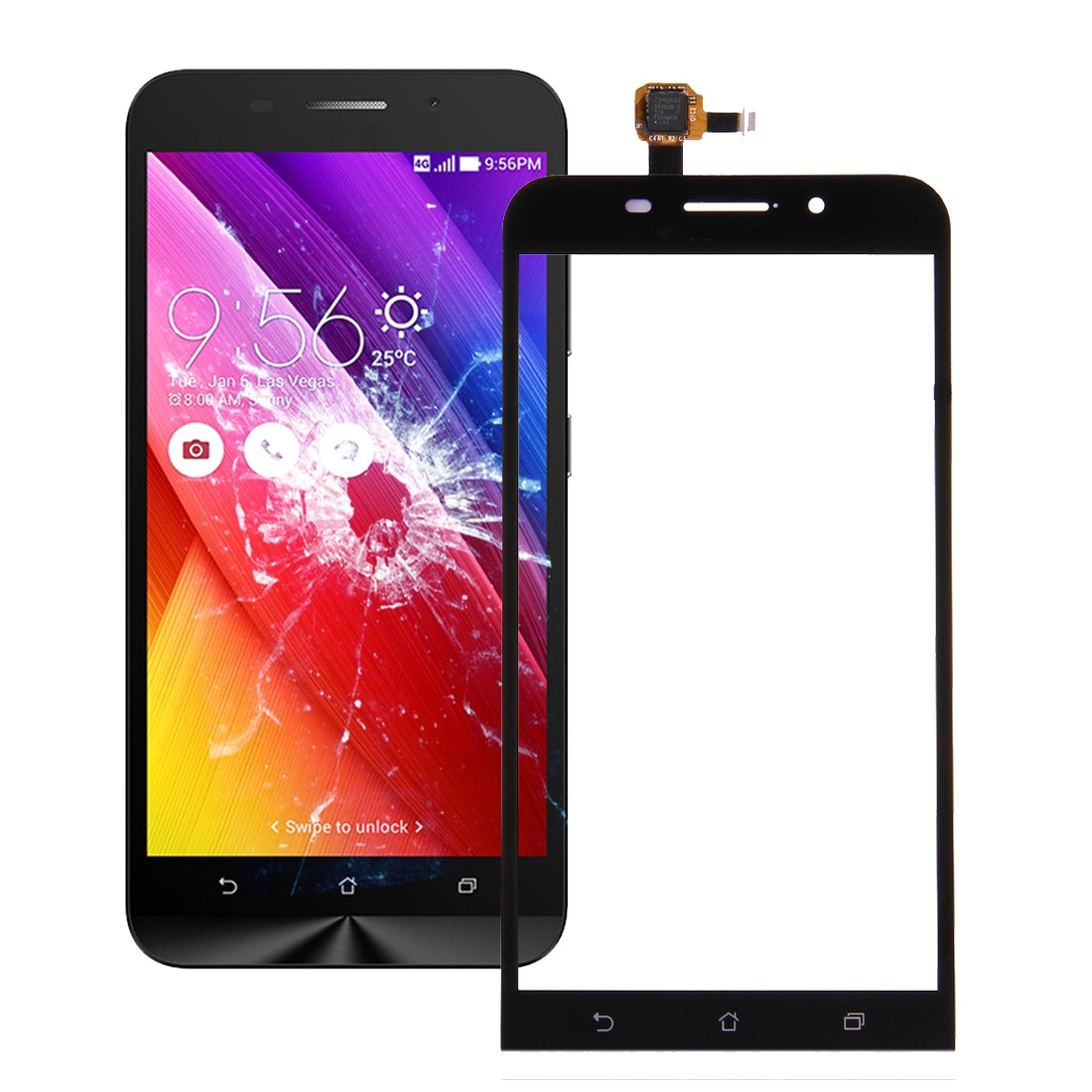 Touch Panel for Asus ZenFone Max / Z010D / ZC550KL(Black)