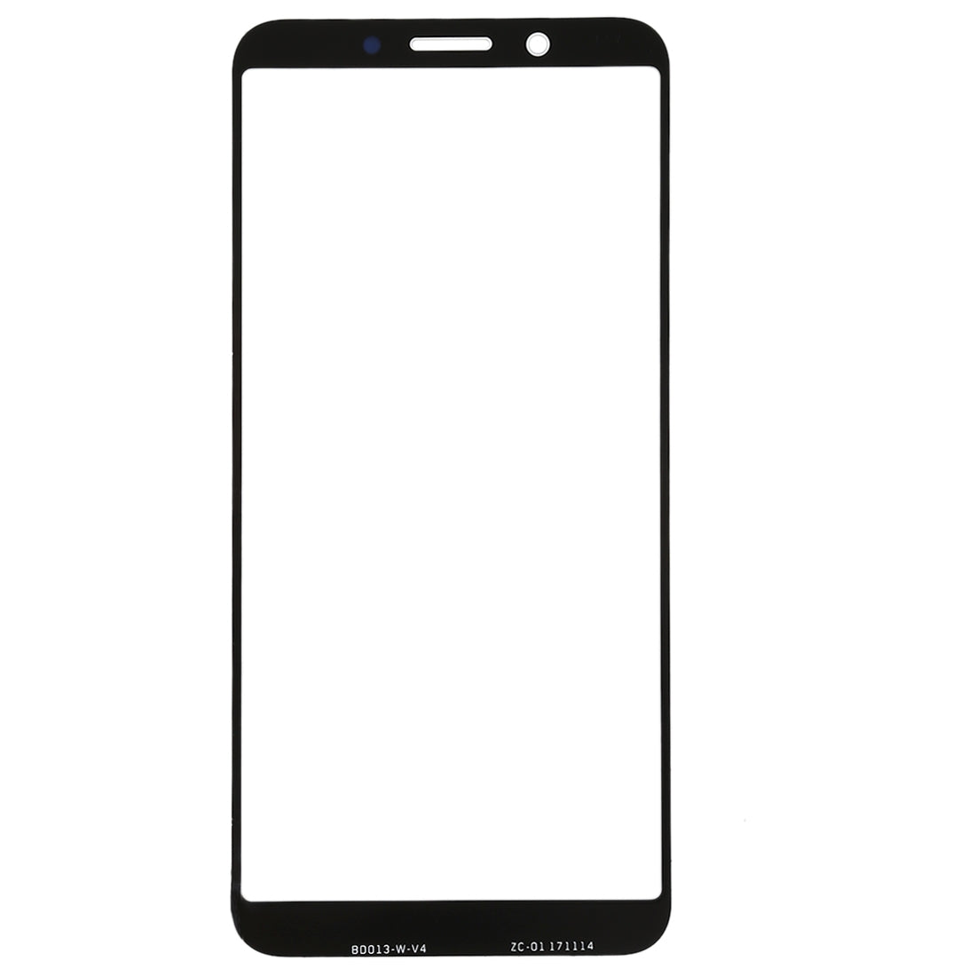 For OPPO A1 Front Screen Outer Glass Lens (White)