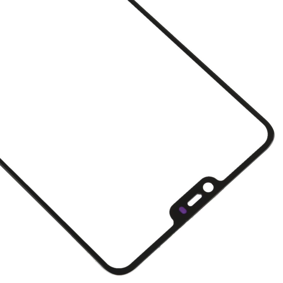 For OPPO A3 Front Screen Outer Glass Lens (Black)