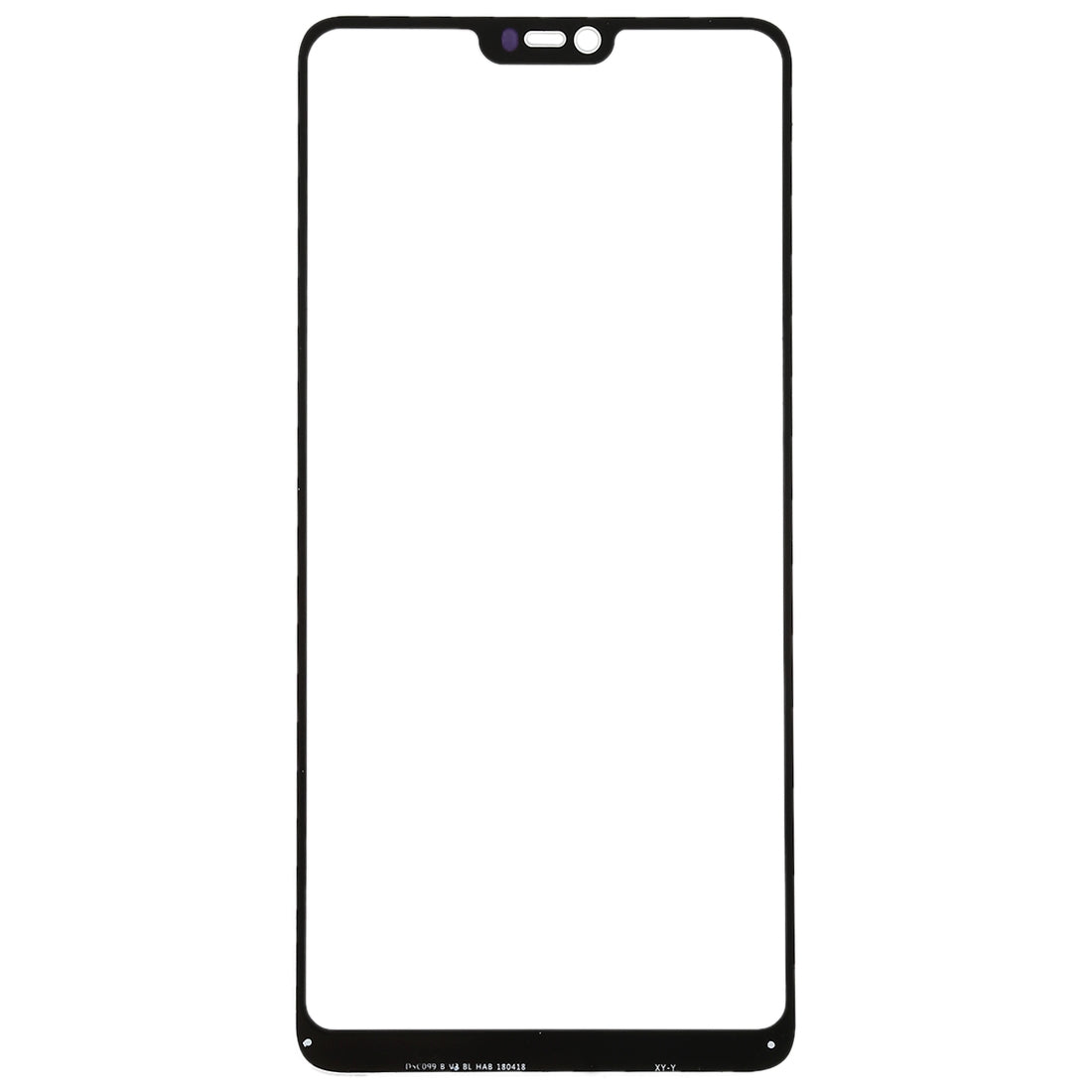 For OPPO A3 Front Screen Outer Glass Lens (White)